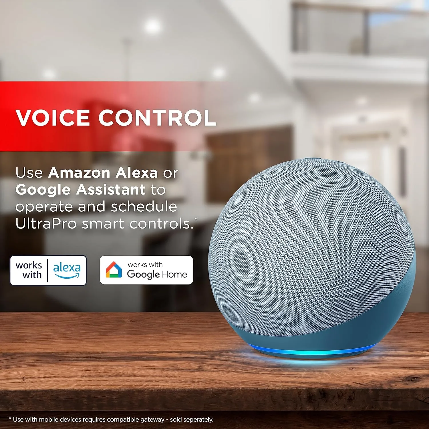 UltraPro 700 Series Z-Wave in-Wall Smart Rocker Light Dimmer with QuickFit & SimpleWire, 3-Way Ready, Works with Alexa, Google Assistant, Z-Wave Hub Required, Smart Home, Voice Control, 4 Pack, 59373