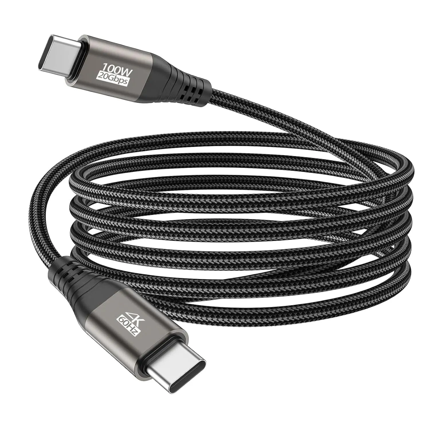 USB C Monitor Display Cable 10FT, USBC Video Cord 4K@60Hz, USB C 3.2 Gen 2X2 Data Cable 20Gbps, USBC 100W Fast Charging for VR,Smartphone,Laptop,iPad, ARZOPA,KYY, Portable Monitor, LG