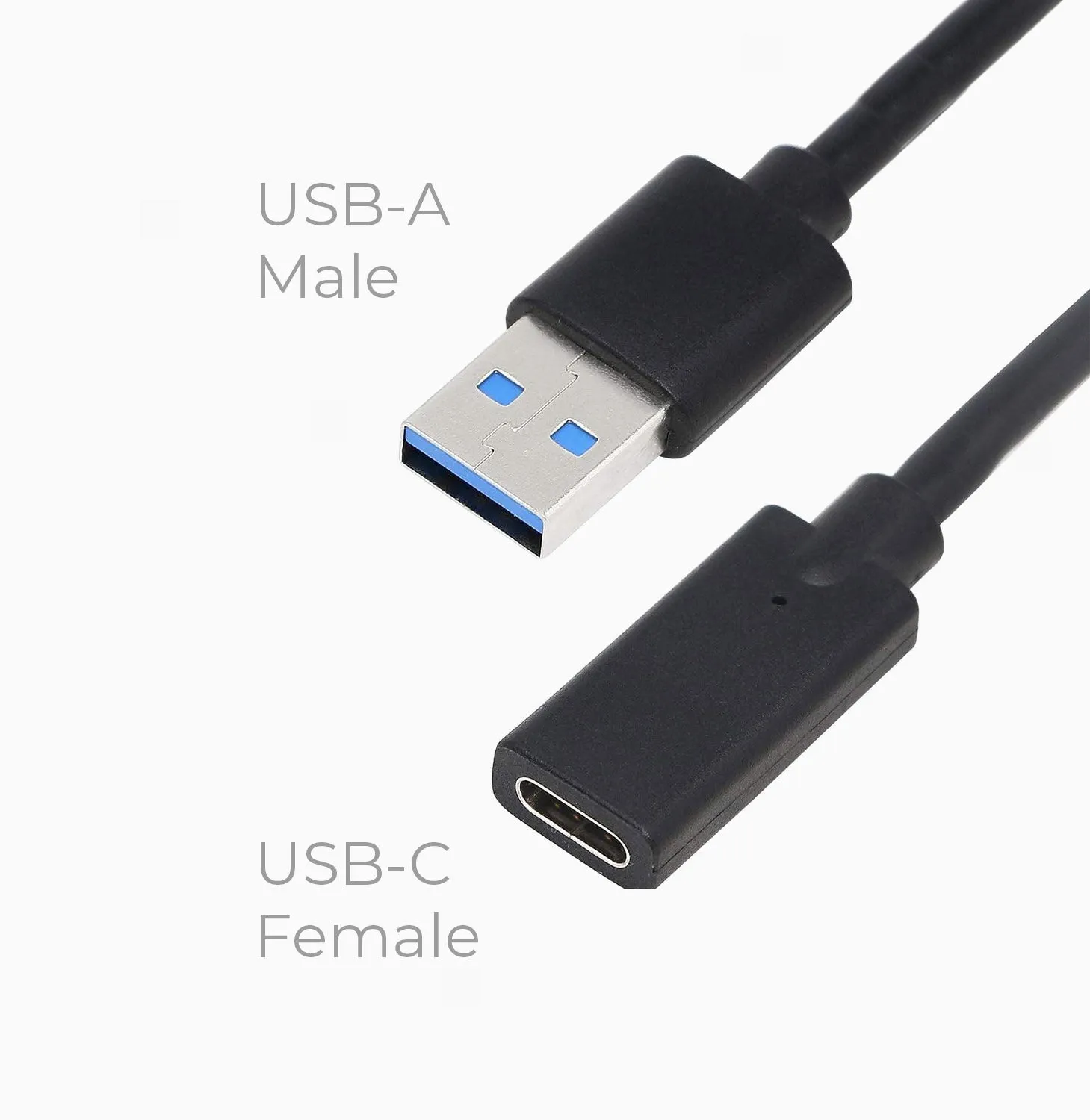 USB C to A extension cord.  39" (100cm)