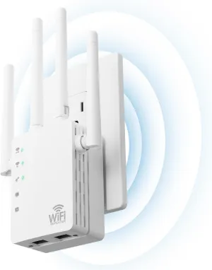 WiFi Extender Signal Booster for Home, WiFi Extender, Long Range up to 13888 Sq Ft and 150  Devices, WiFi Repeater with Ethernet Port, Internet Extender WiFi Booster, Signal Booster