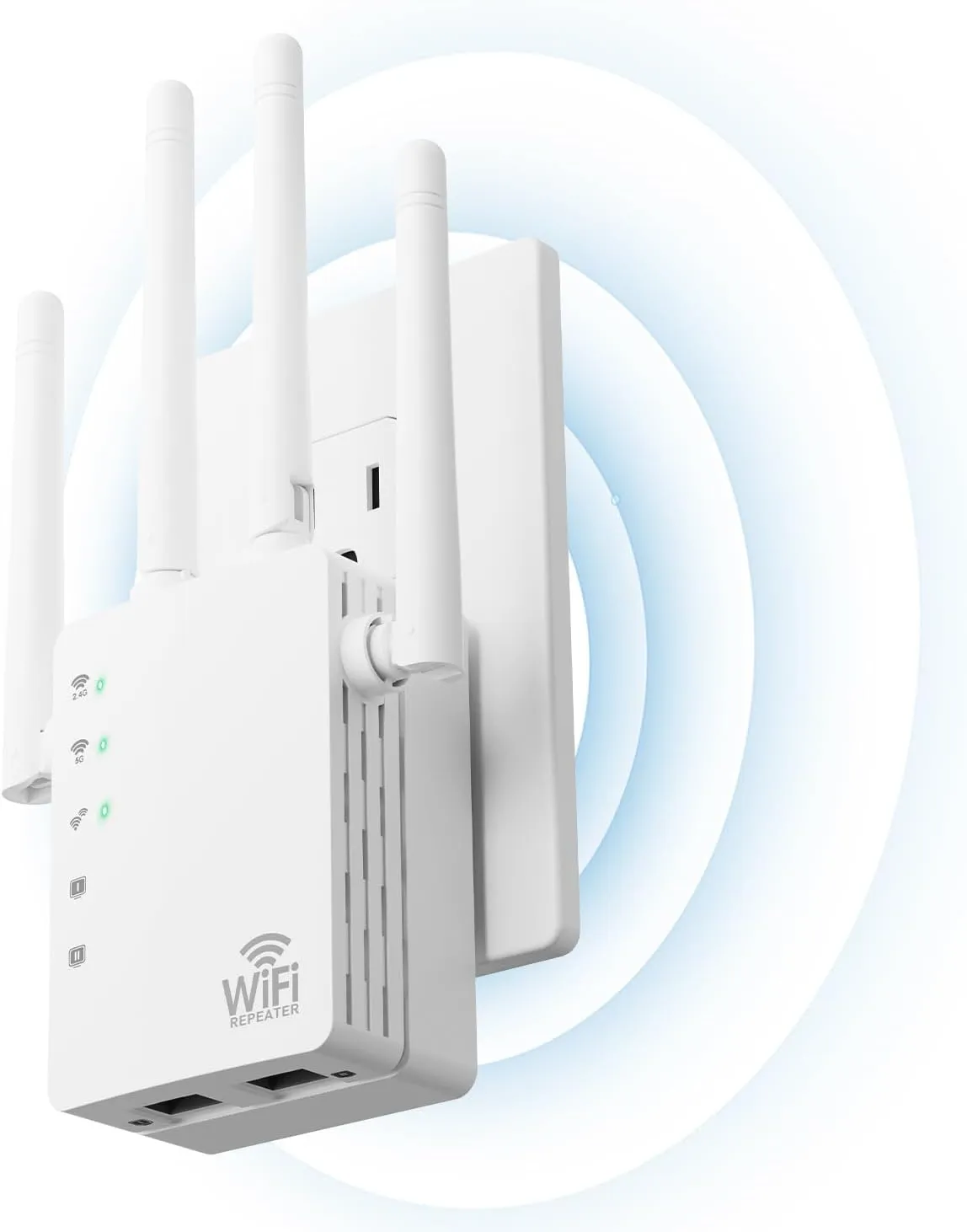 WiFi Extender Signal Booster for Home, WiFi Extender, Long Range up to 13888 Sq Ft and 150  Devices, WiFi Repeater with Ethernet Port, Internet Extender WiFi Booster, Signal Booster