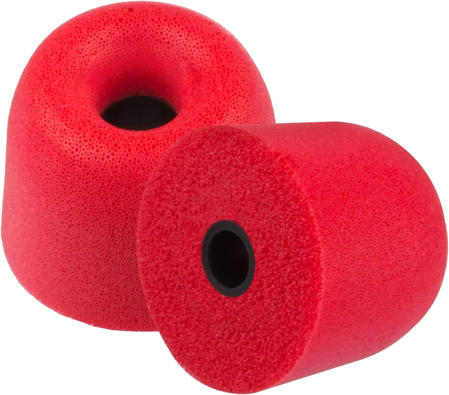 Xcessor FX3.0 (L) 4 Pairs of Memory Foam in Ear Earphone Large Size Earbuds. Replacement Ear Tips for All Popular in-Ear Headphones. Red