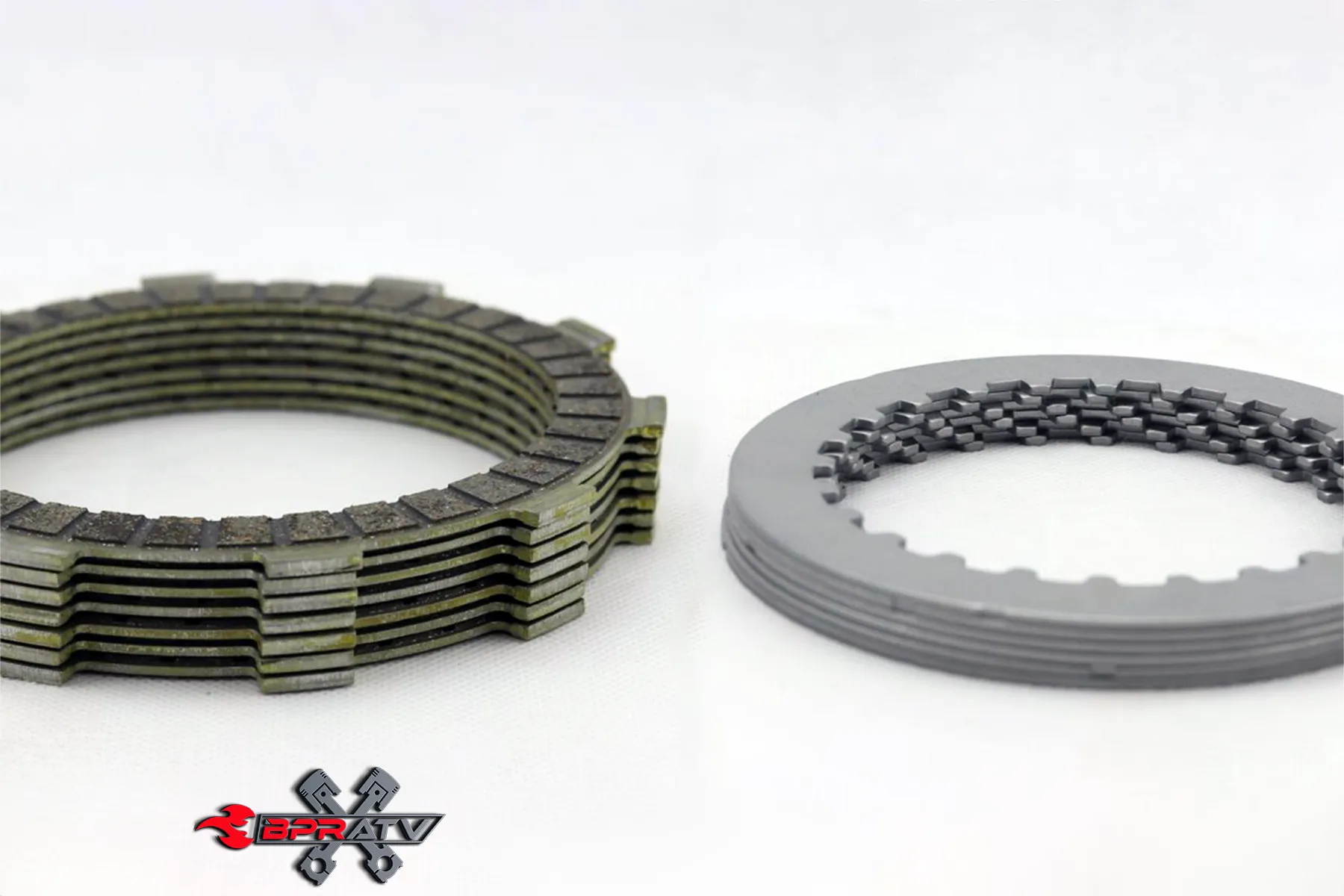 Yamaha Banshee Billet Clutch Basket Talon Clutch Street Bike Fibers RED Cushions