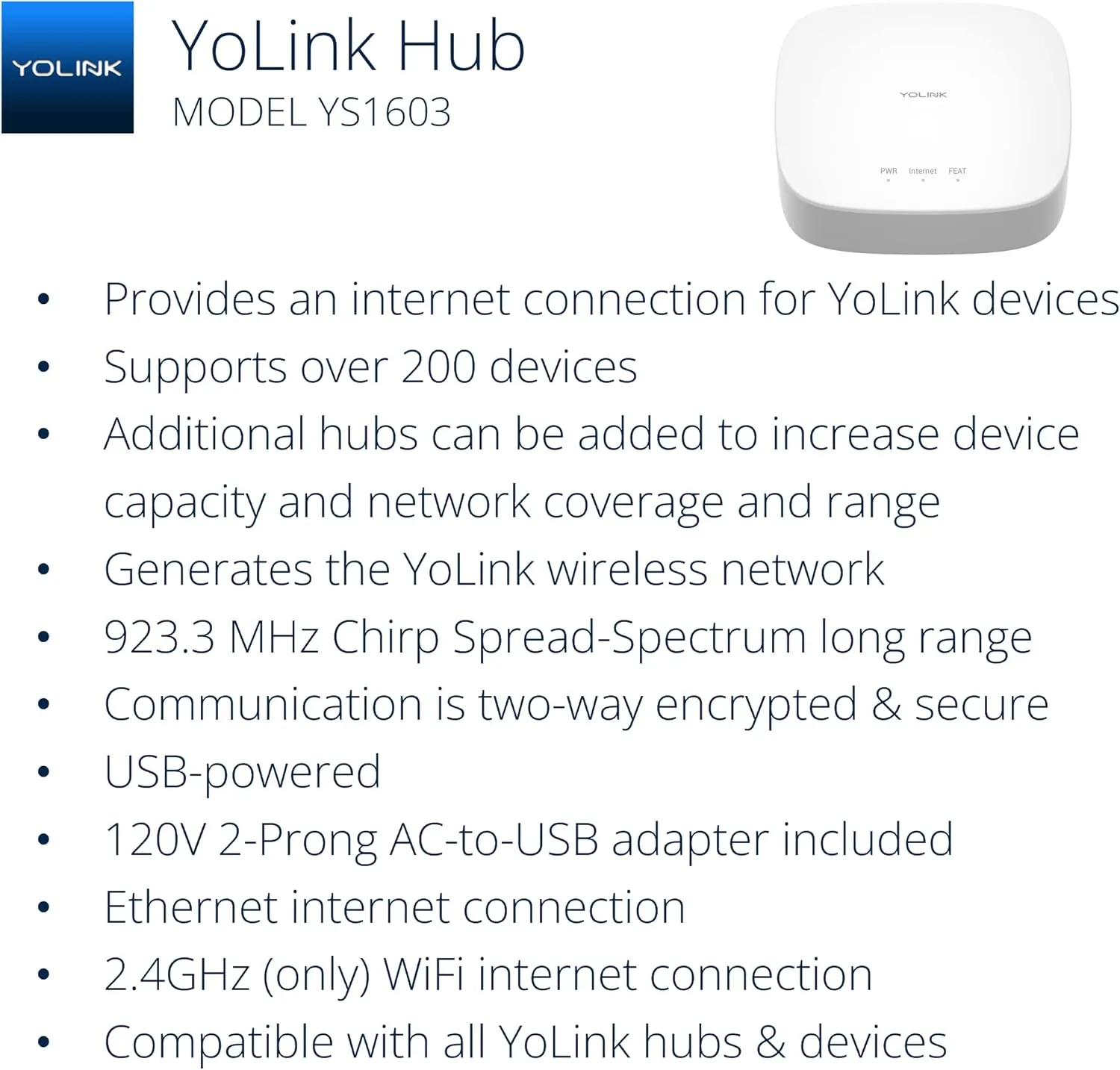 YoLink LoRa Smart Vibration Sensor & Hub Starter Kit: Hub & Smart Shock, Glass Break, Tamper, Movement Detector, Generator Running, Email/SMS/Push Alerts, 1/4 Mile Open Air Range, Alexa, IFTTT