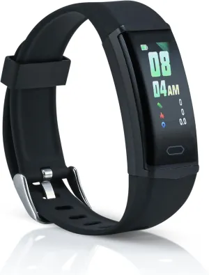 Zewa Fitness Activity Tracker, Heart Rate Monitor, Free Pro App, Step Counter, Sleep Tracker, Remote Camera Support, Notifications & Alarms, Weather Data Display, Find Phone Feature