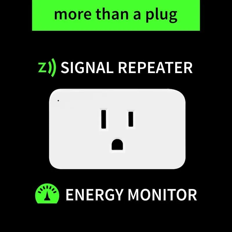 Zooz 700 Series Z-Wave Plus Smart Plug ZEN04 | Hub Required | Works with the Z-Box Hub, Home Assistant, and Hubitat